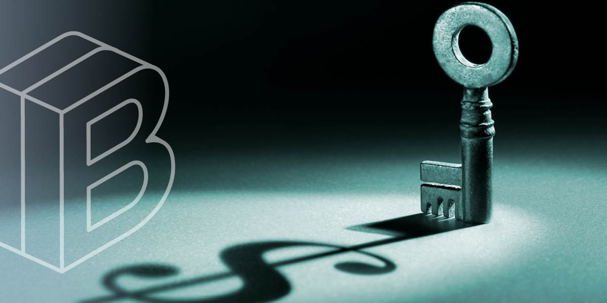 Banner Image: A key casting a shadow on the floor that is shaped like a dollar sign
