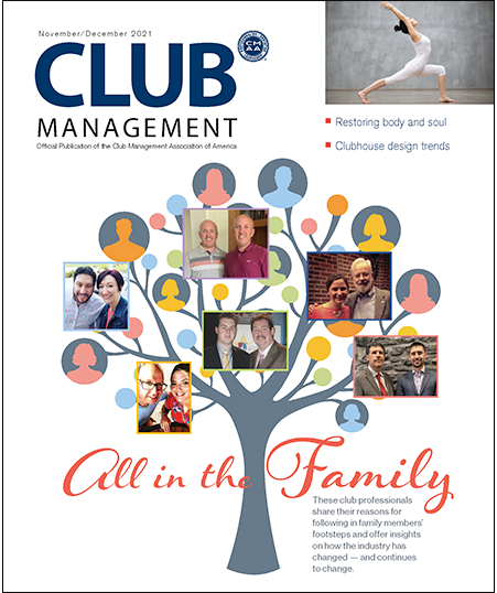 Club Management November/December 2021 Issue Cover