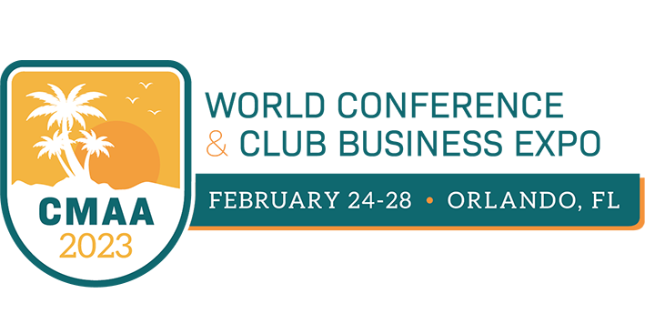 CMAA 2023 World Conference and Club Business Expo Logo
