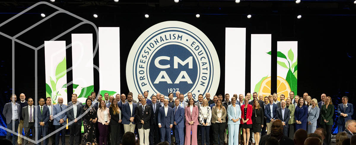 Header Image: Members who recently earned CCMs pose for a photo together at World Conference