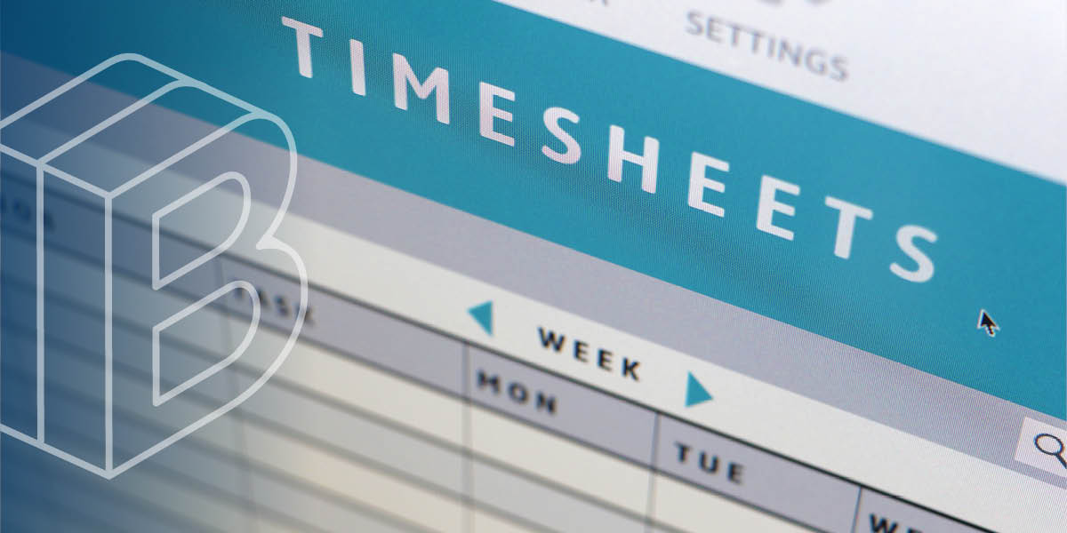 Banner image: Digital timesheet