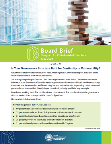 June 2026 Board Brief issue cover