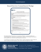 Board Service Commitment Pledge