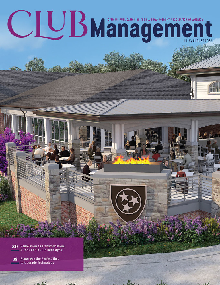 July/August Club Management Magazine Cover