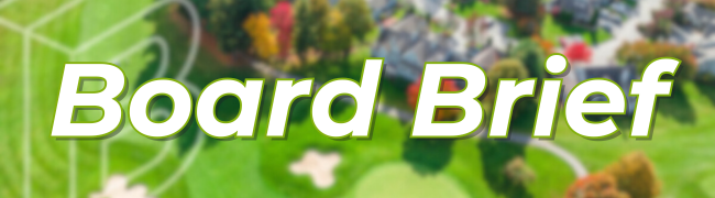October 2025 Issue Header: Board Brief
