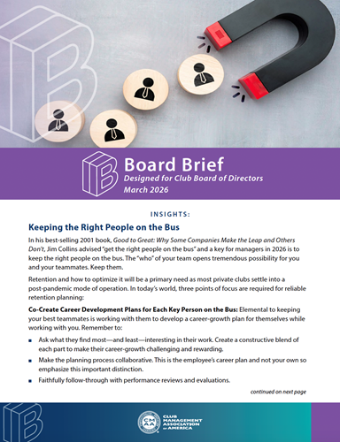 March 2026 Board Brief Issue cover